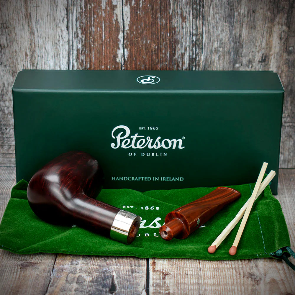 Peterson of Dublin Harp Briar Smoking Pipe - Shape No.107