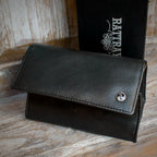 Rattray's Black Knight Leather Pipe Tobacco Pouch - Large Stand Up 3