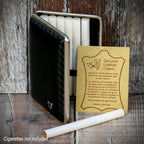 Kingsize Cigarette Case | Black Carbon Weave (605 301)