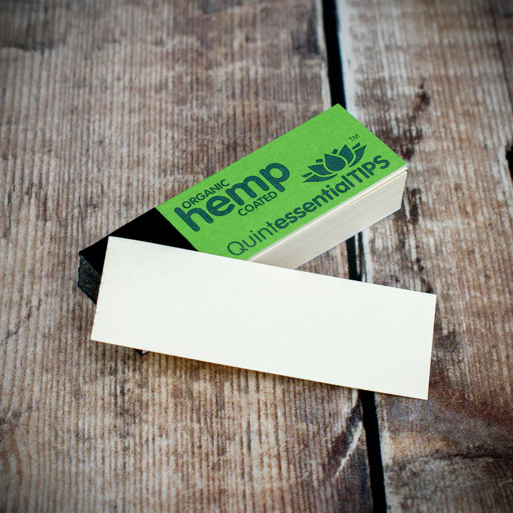Quintessential Organic Hemp Coated Smoking Tips - 50 Pack