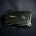 Passatore 5 Cigar Travel Humidor Black -  Black Waterproof