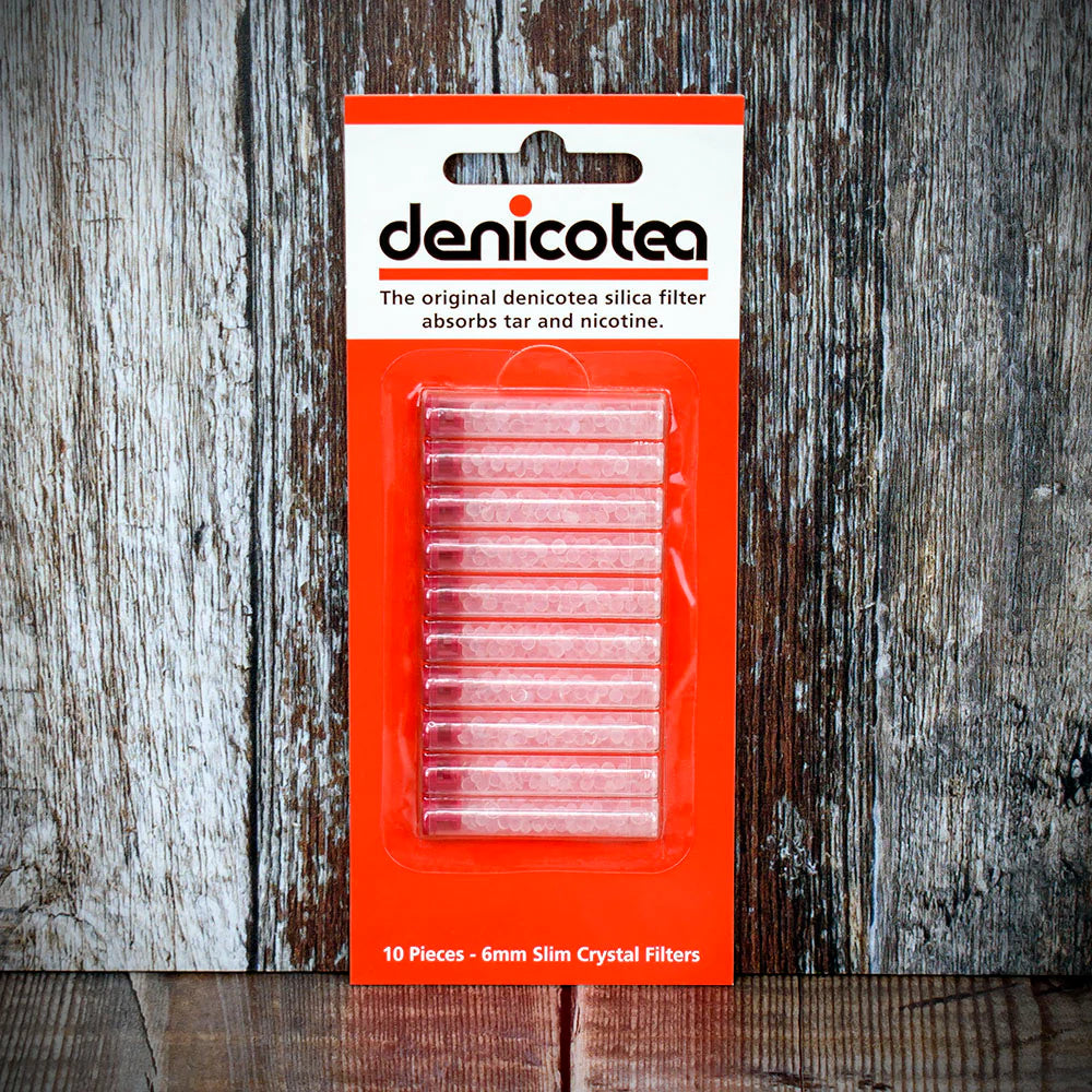 Denicotea Crystal Filters 6mm - 10 Pack