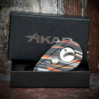 Xikar Xi-2 Nightlife Orange 201NLO Double Blade Guillotine Cigar Cutter