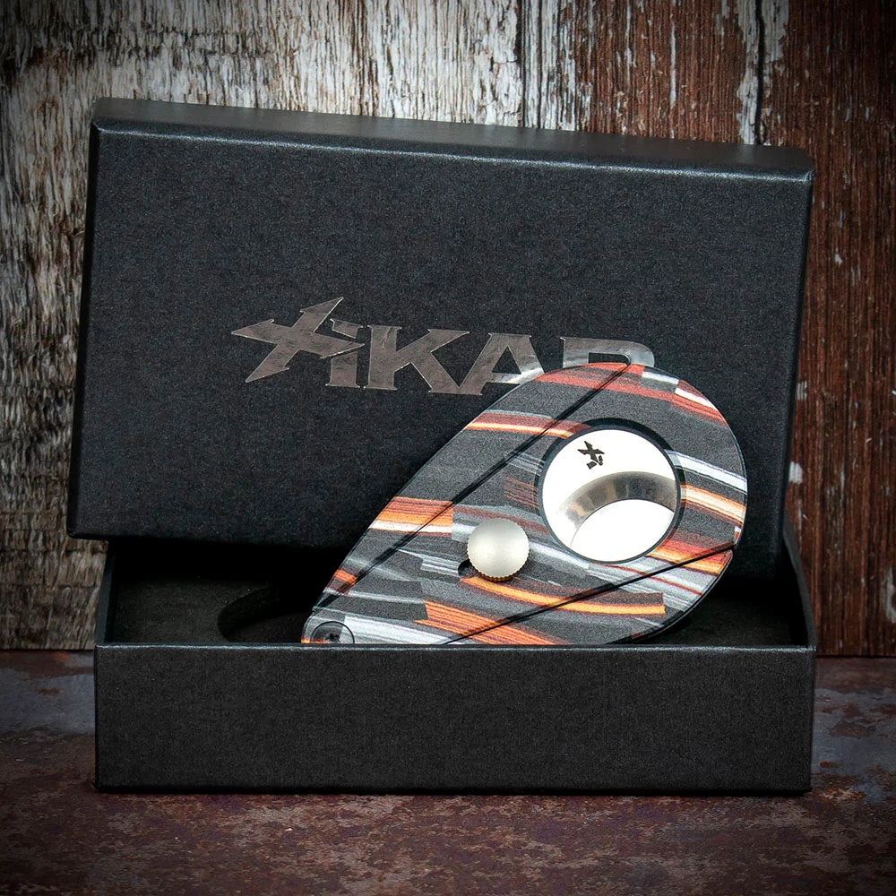 Xikar Xi-2 Nightlife Orange 201NLO Double Blade Guillotine Cigar Cutter