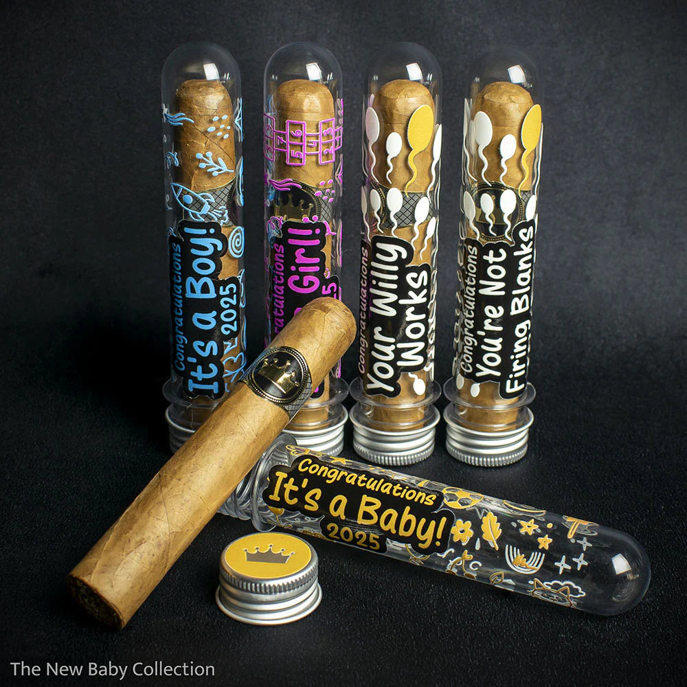 Its a Boy Celebration Cigar Gift Tube + Smoke-King Robusto