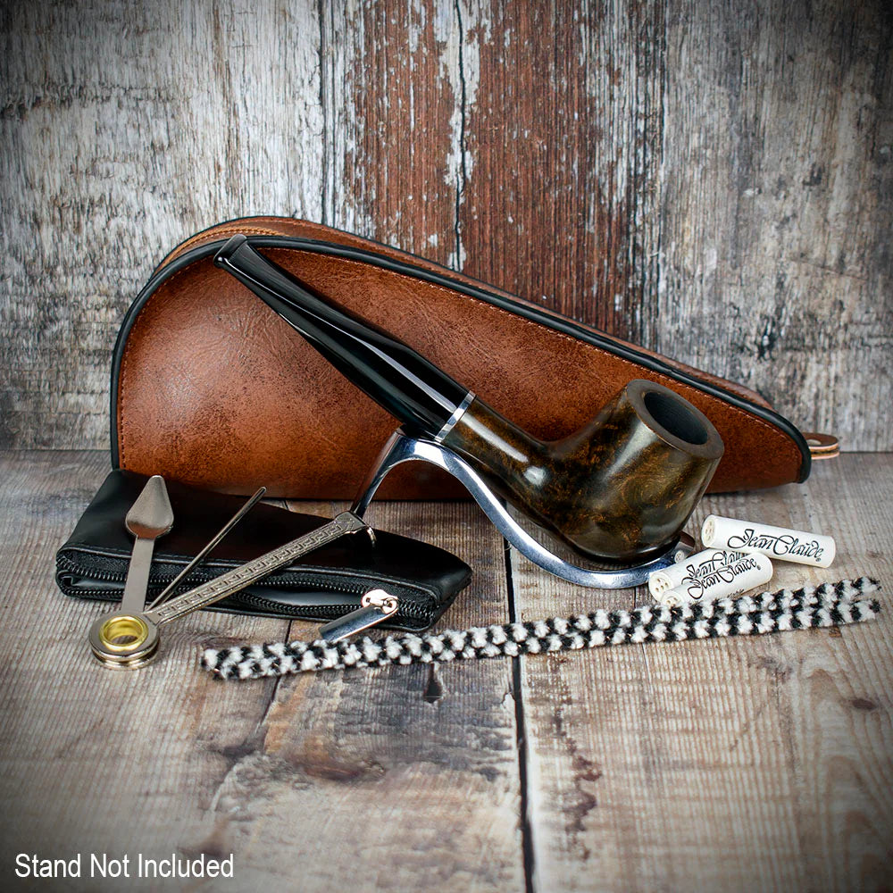 Smoke-King Pipe Smoker's Starter Kit - Straight Briar Pipe