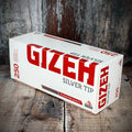 Gizeh Cigarette Tubes Silver Tip 250 Pack