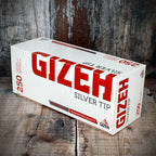 Gizeh Cigarette Tubes Silver Tip 250 Pack