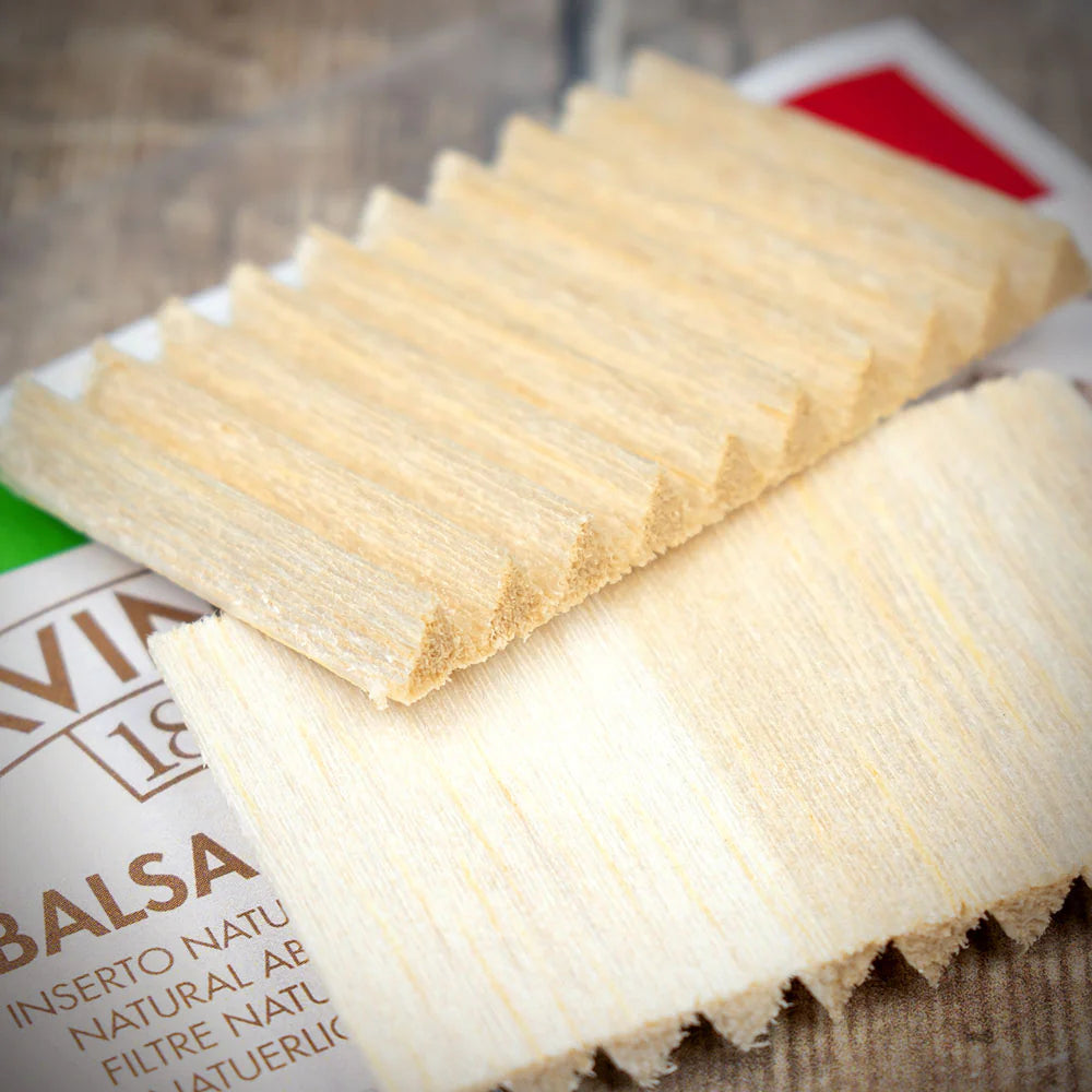 Savinelli Balsa Wood Pipe Filters 6mm 20 Pack
