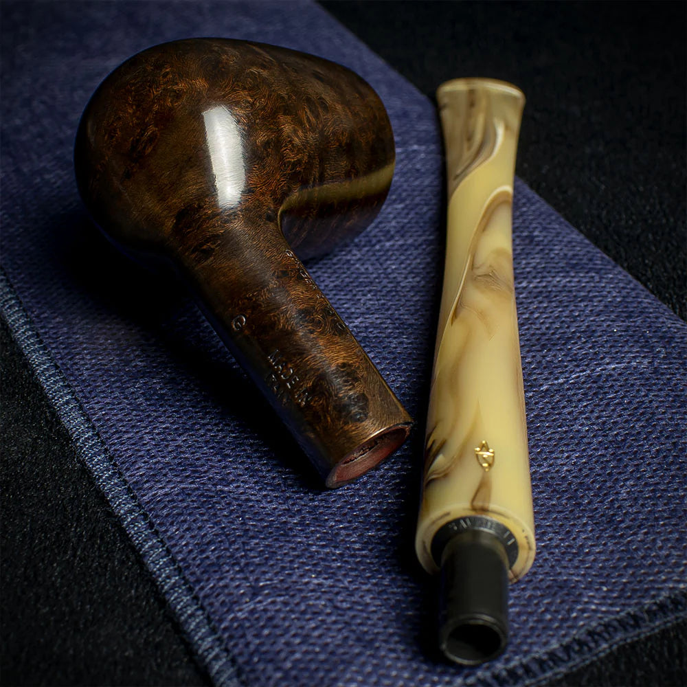 Savinelli Ginger's Favourite Smooth Brown 104 - 6mm Briar Pipe
