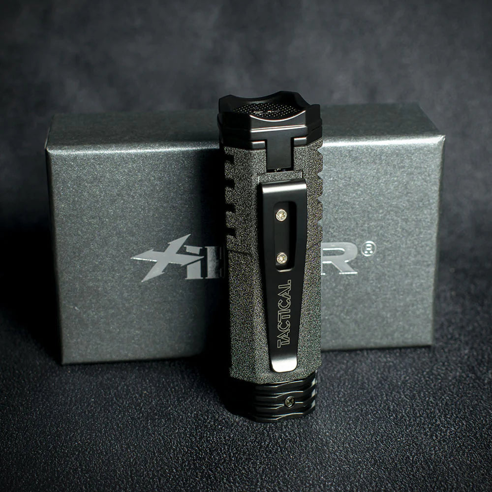 Xikar Tactical Single Jet Flame Cigar Lighter - Black  (551 BLK)