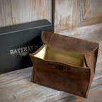 Rattray's Peat Leather Pipe Tobacco Pouch - Small Stand Up 2