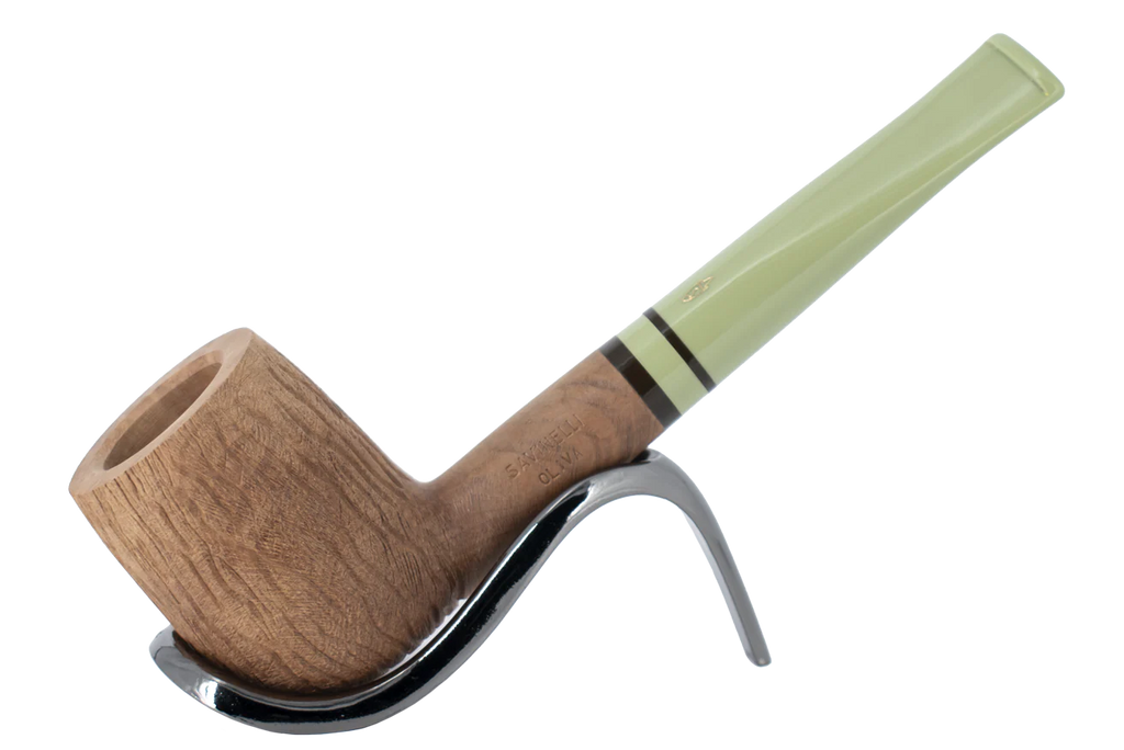 Savinelli Oliva Natural Rustic 111 - 6mm Briar Pipe