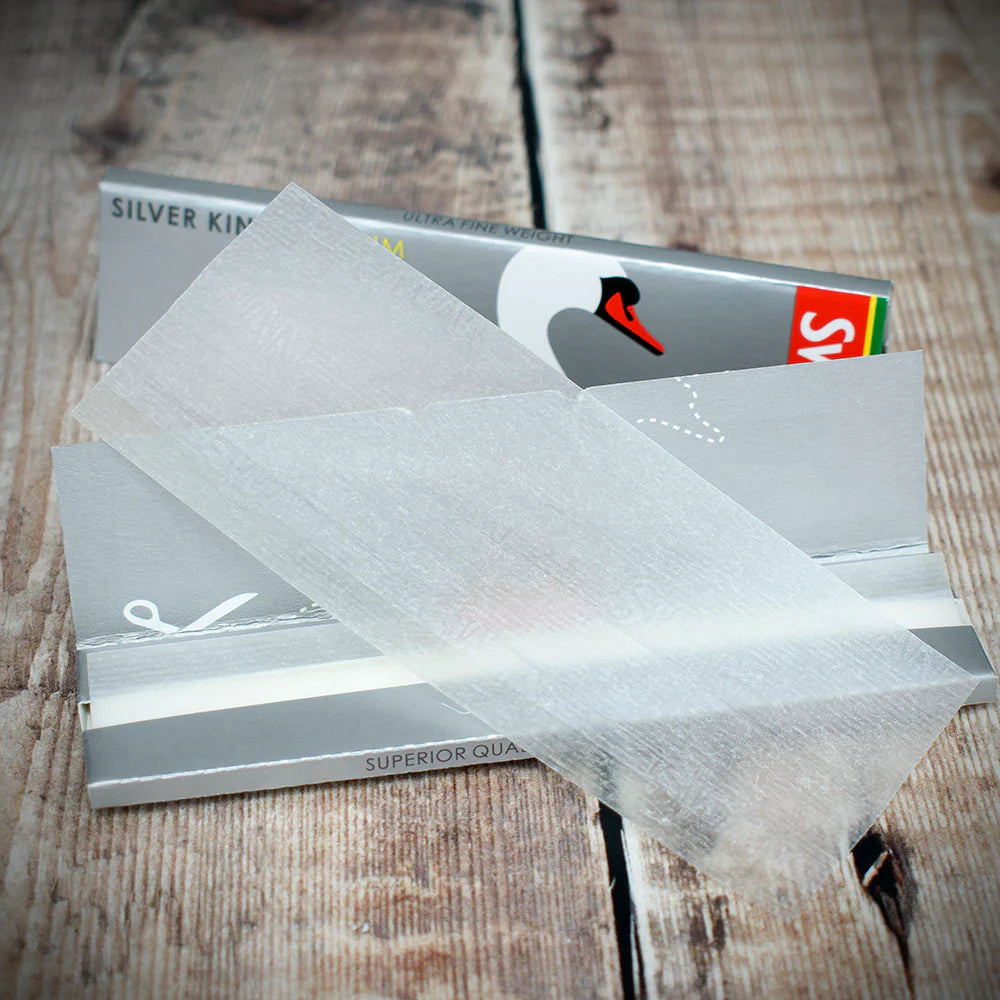 Swan Rolling Papers King Size Silver - 2 Packs
