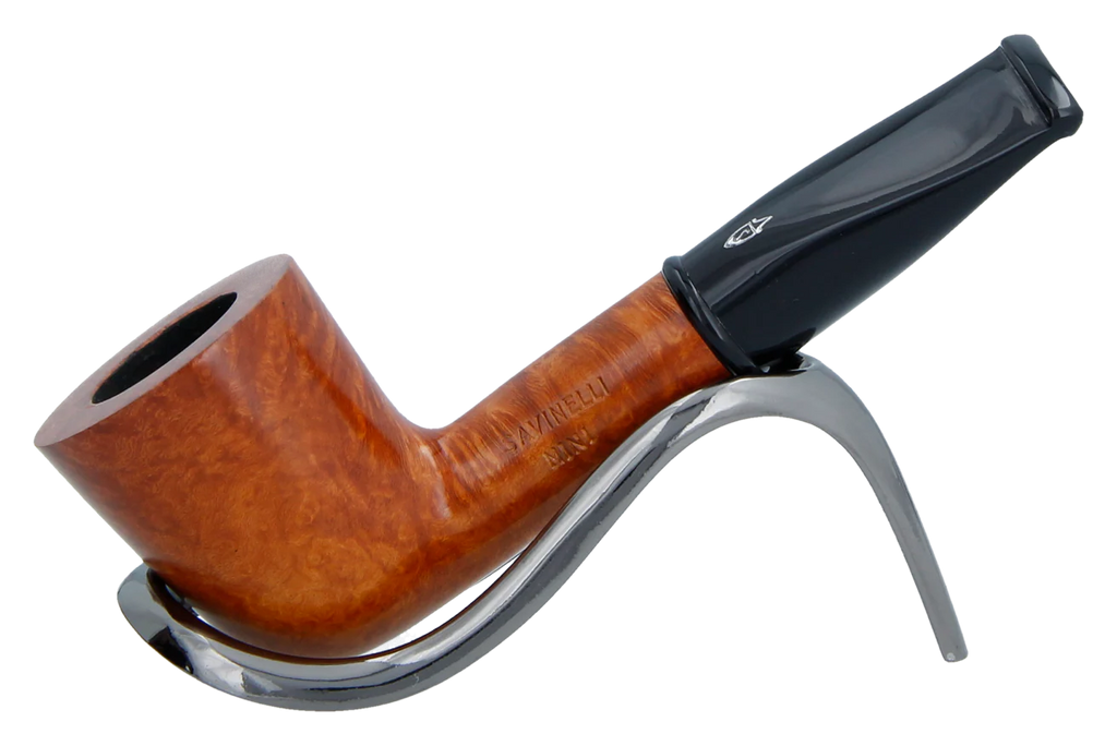 Savinelli Mini -  Smooth Briar Smoking Pipe - Shape 409 (6mm)