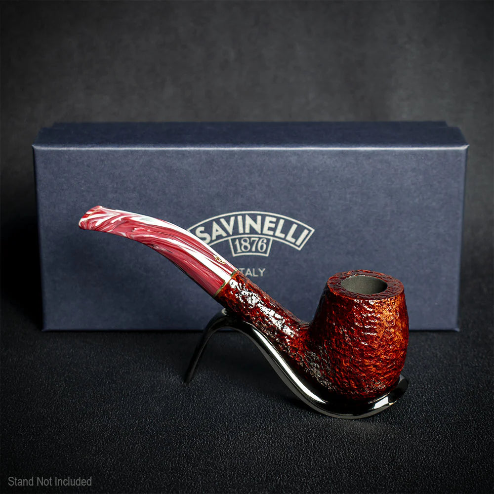 Savinelli Vigna Rusticata Bordeaux 670 - 6mm Briar Pipe
