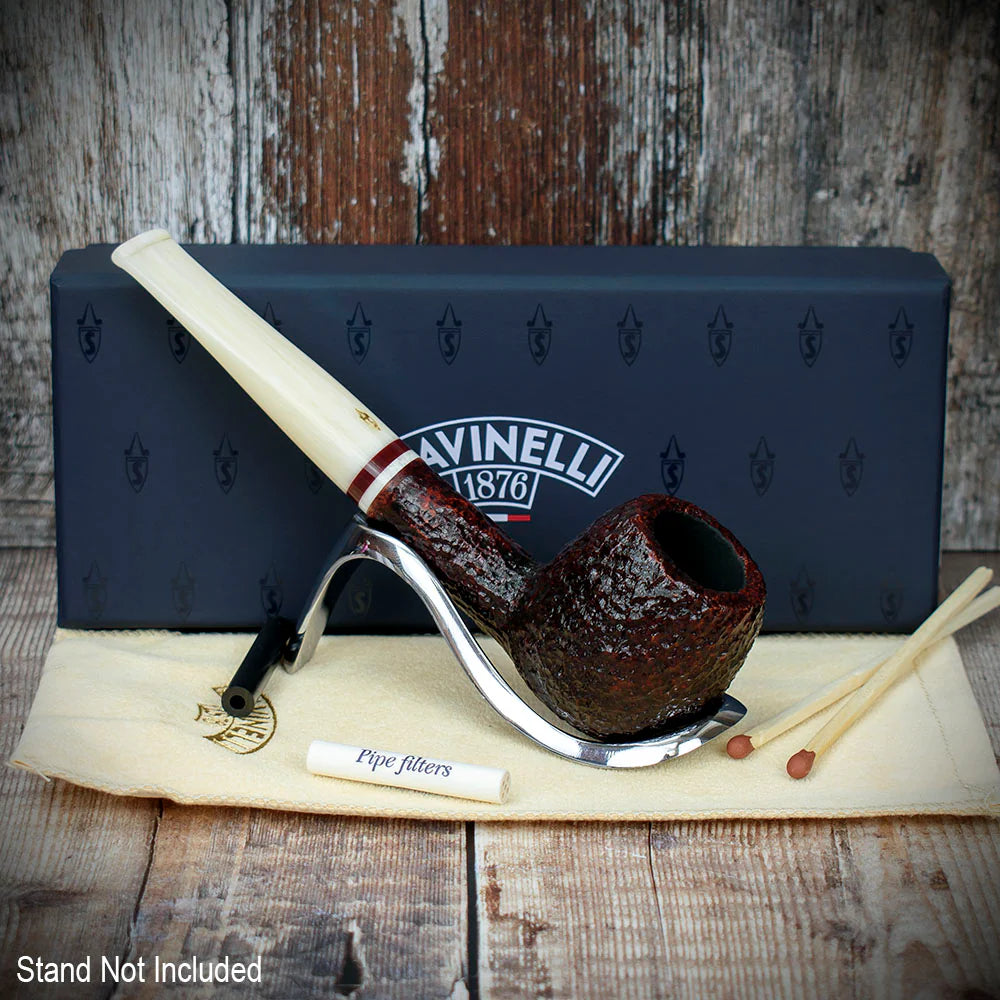 Savinelli Avorio Rustic Brown 207 - 6mm Briar Pipe