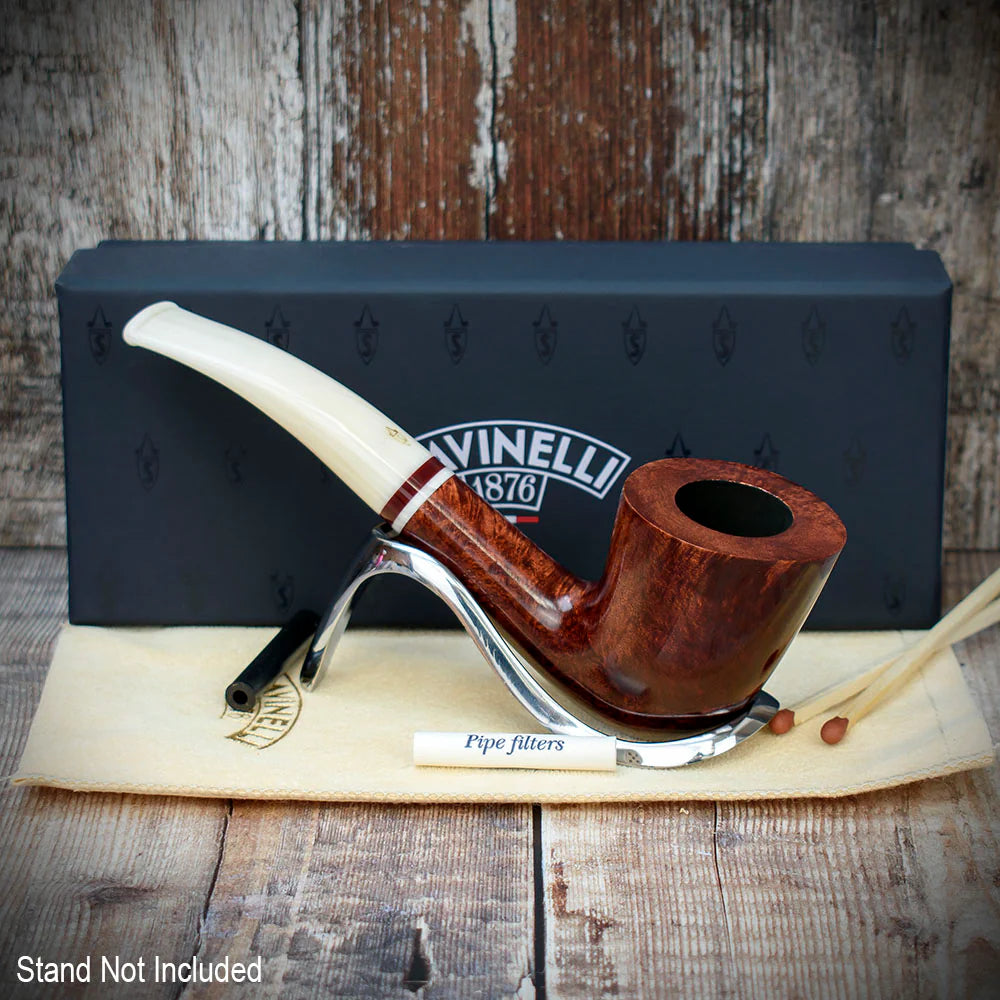 Savinelli Avorio Smooth Burgundy 920 - 6mm Briar Pipe