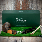 Peterson of Dublin Aran Rusticated Briar Smoking Pipe - Shape No.150
