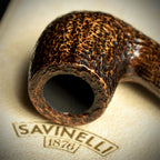Savinelli Sasso Rusticated 601 - 6mm Briar Pipe