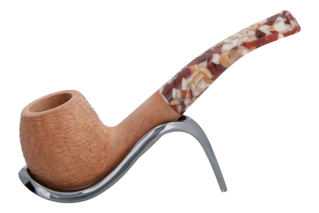 Savinelli Granola Rusticated 626 - 6mm Briar Pipe