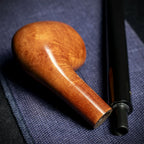 Savinelli Brown Smooth Churchwarden Briar Pipe - 901 6mm
