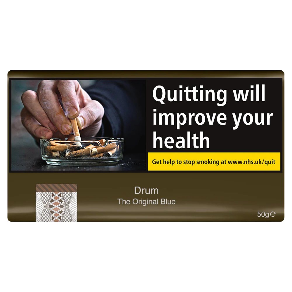 Drum The Original Blue Hand Rolling Tobacco - 50g Pouch