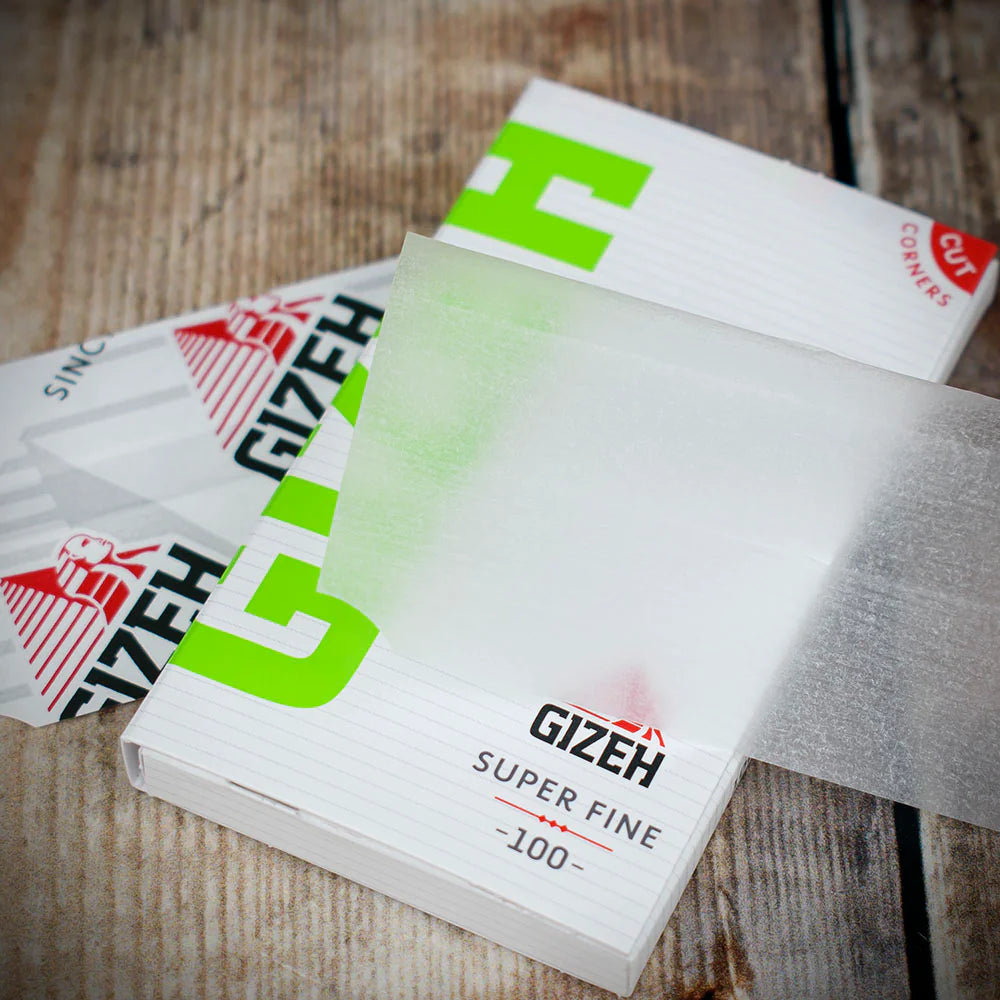 Gizeh Super Fine 100 Rolling Papers (Green)
