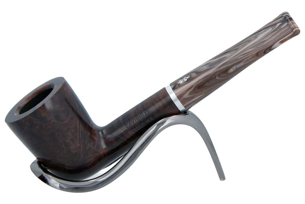 Savinelli Morellina Smooth Brown 409 - 6mm Briar Pipe