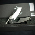 Les Fines Lames Le Petit Cigar Cutter & Knife - Classic Macassar Ebony