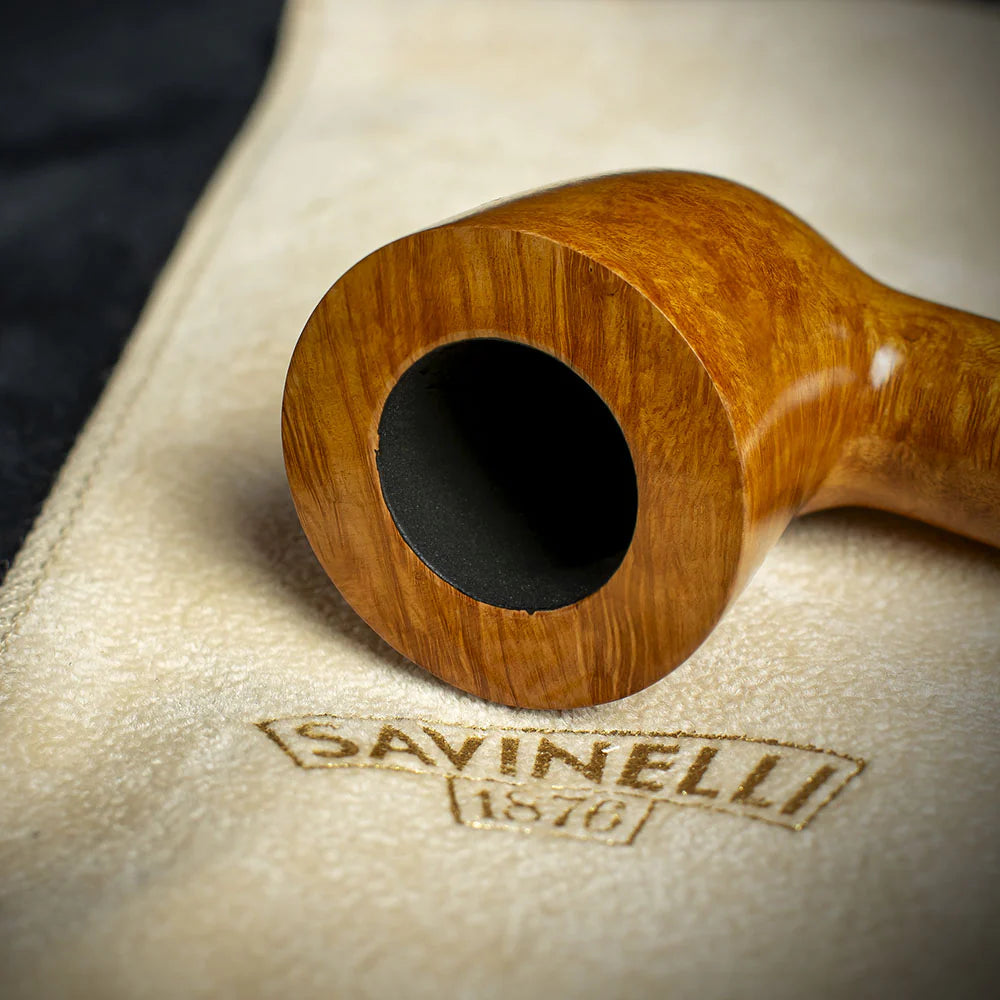 Savinelli Mini -  Smooth Briar Smoking Pipe - Shape 409 (6mm)