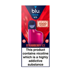 blu box kit Recharchable Device + Strawberry Ice Vape Pod 2ml 20mg/ml Nicotine