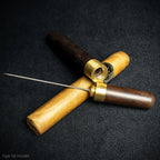Vintage Style Wooden Cigar Drill Spike - Draw Enhancer Tool
