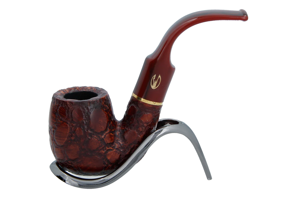 Savinelli Alligator Brown 614 - 6mm Briar Pipe