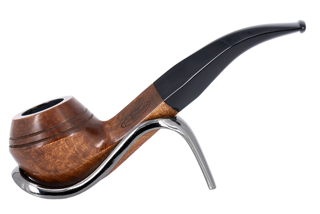 John Brumfit Great British Classics Briar Smoking Pipe - Rhodesian