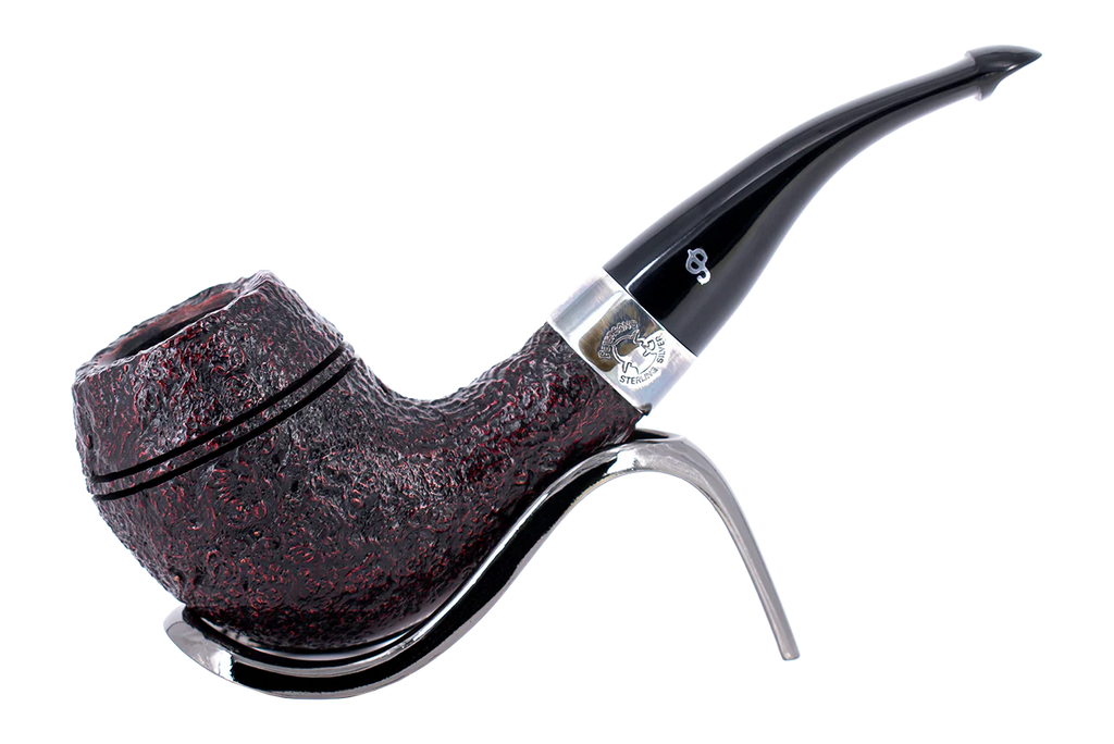 Peterson of Dublin Sherlock Holmes Deerstalker Red Sandblast Briar Pipe