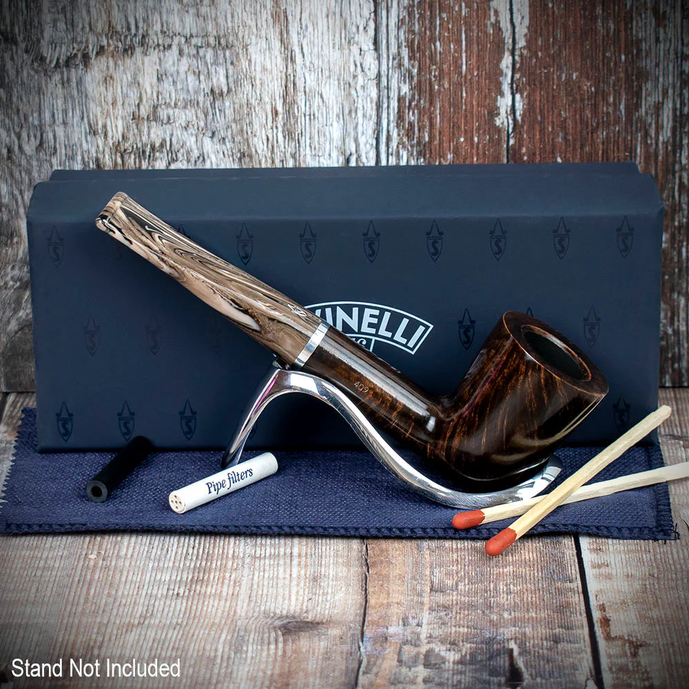 Savinelli Morellina Smooth Brown 409 - 6mm Briar Pipe