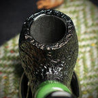Peterson of Dublin St. Patrick's Day 2024 Limited Edition Sandblast "P" Lip Briar Pipe - Shape 317