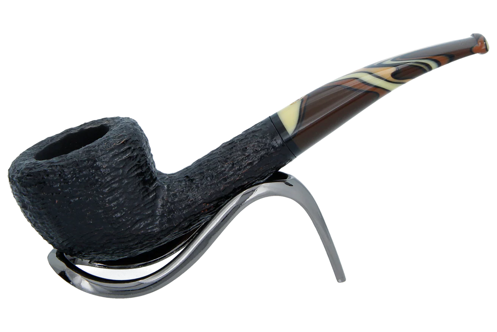 Savinelli Paloma Rustic Black 316 - 6mm Briar Pipe