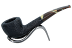 Savinelli Paloma Rustic Black 316 - 6mm Briar Pipe