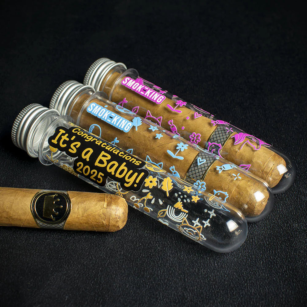 Its a Baby Celebration Cigar Gift Tube + Smoke-King Robusto