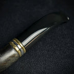 Smoke-King 9mm Black Beechwood Budget Pipe - Bent