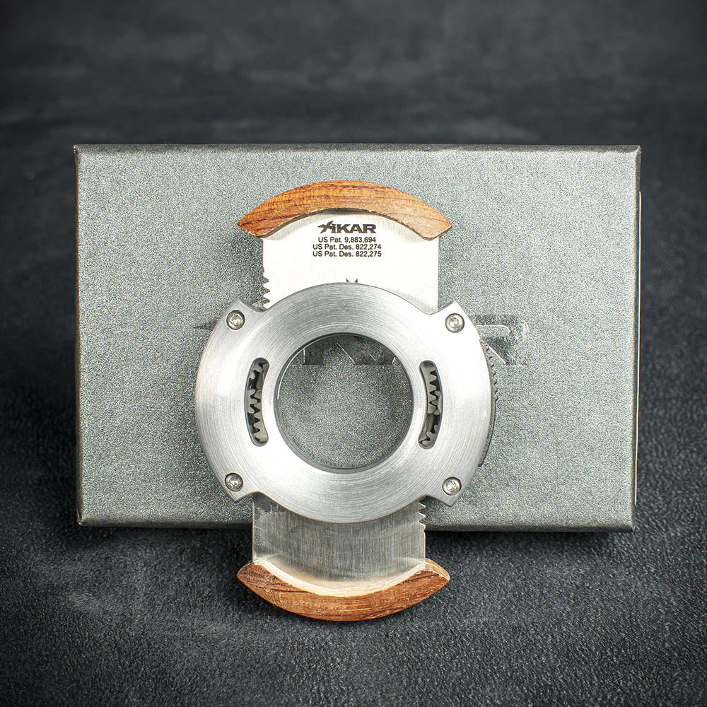 Xikar XO Redwood Double Blade Guillotine Cigar Cutter
