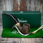 Peterson of Dublin St. Patrick's Day 2023 Limited Edition Rusticated Briar Smoking Pipe - Shape 221