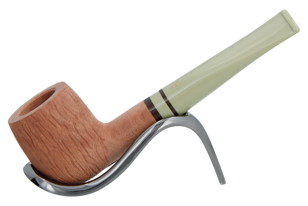 Savinelli Oliva Natural Rustic 106 - 6mm Briar Pipe