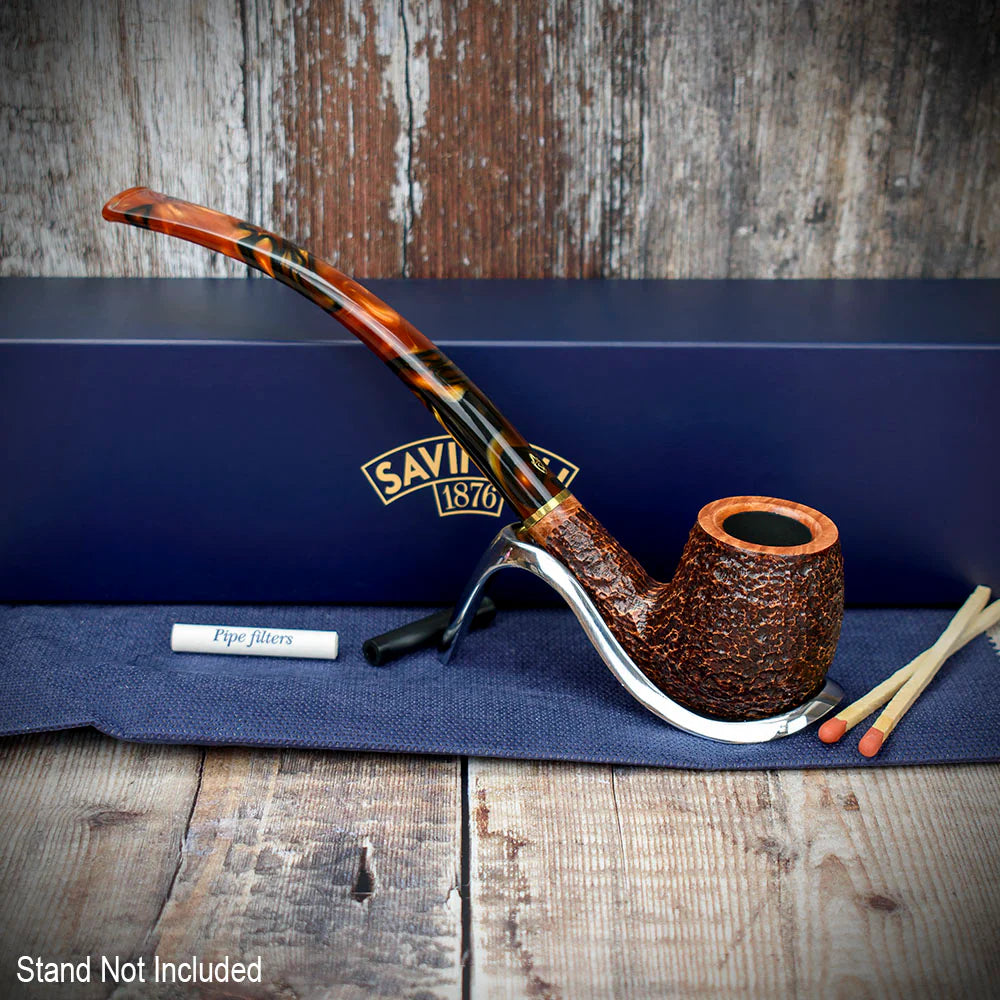 Savinelli Clarks Favorite BrownBlast - 6mm Briar Pipe