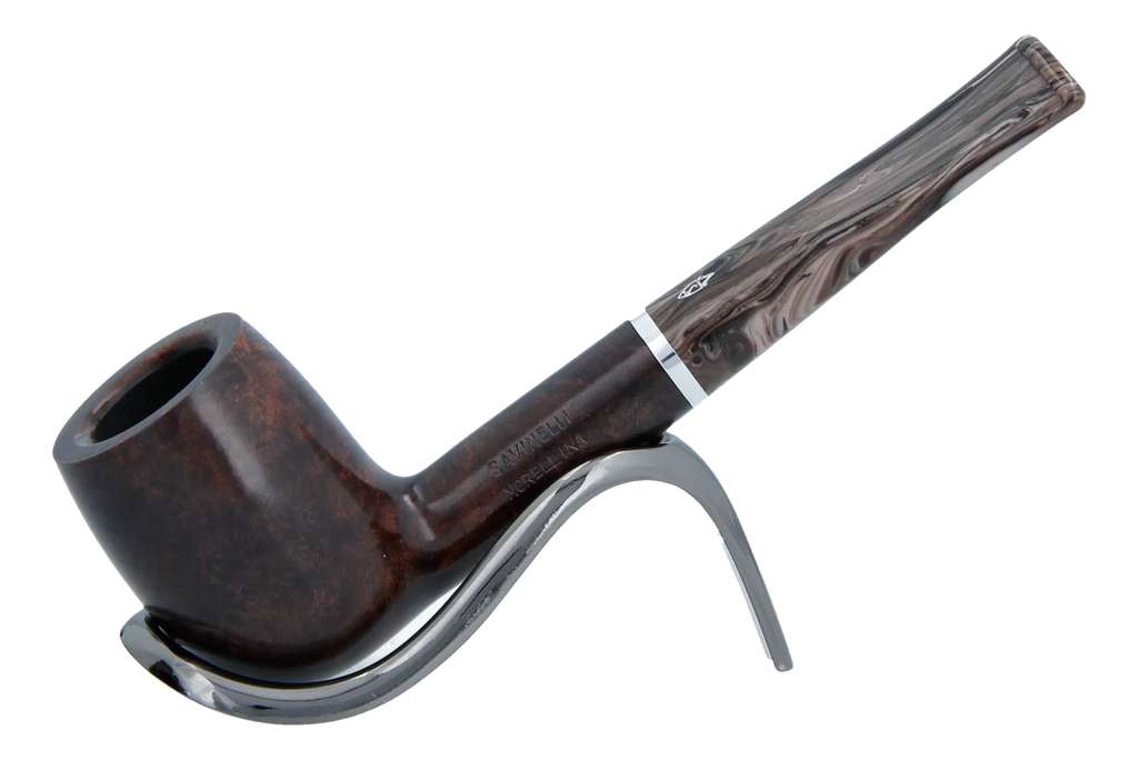 Savinelli Morellina Smooth Brown 128S - 6mm Briar Pipe