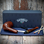 Savinelli Alligator Brown 128 - 6mm Briar Pipe