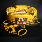 Arturo Fuente Hands of Time Ashtray - Yellow + Short Story Cigar