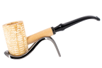 Missouri Meerschaum Diplomat 5th Avenue Corn Cob Pipe - Bent